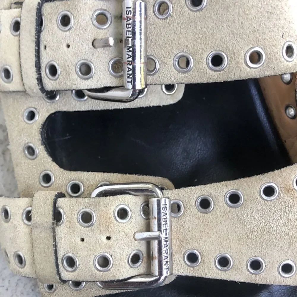 Isabel Marant double buckle sandals - Picture 4 of 8